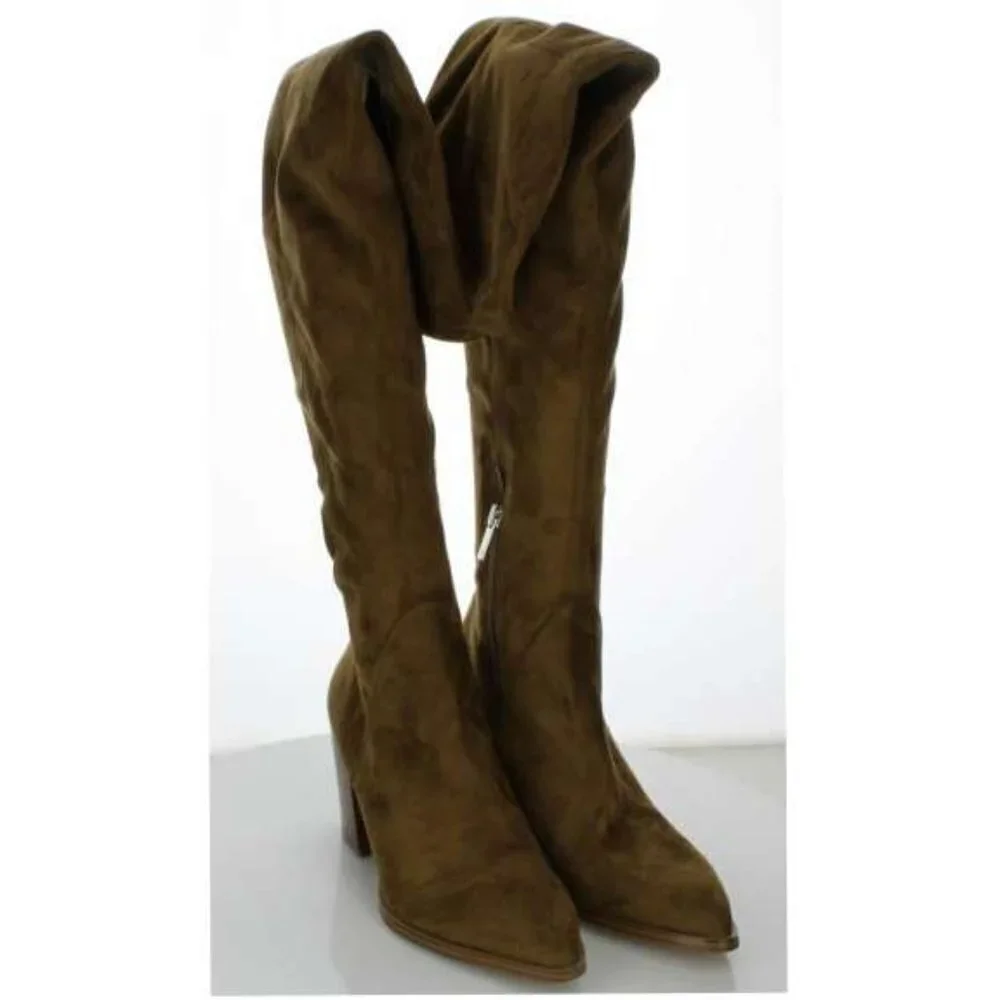Brand New Marc Fisher Comara Over The Knee Pointed Toe Boots
